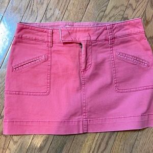 Pink American Eagle denim mini skirt. Sz 4